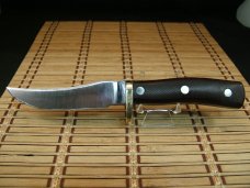 SCHRADE OLD TIMER 160 OT USA MADE NICE OLDER HIGH CARBON STEEL FIXED BLADE HUNTING KNIFE & SHEATH