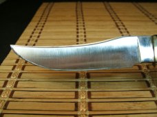 SCHRADE OLD TIMER 160 OT USA MADE NICE OLDER HIGH CARBON STEEL FIXED BLADE HUNTING KNIFE & SHEATH