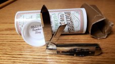 Great Eastern Cutlery Genuine Sambar Stag 2 Blade Jack Knife 062219 New/Mint with Tube and Wax Paper