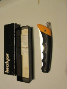 KERSHAW JAPAN FOLDING ANGLER NEW IN RAGGED BOX