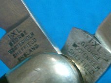 IXL GEORGE WOSTENHOLM SHEFFIELD ENGLAND  FOLDING POCKET KNIFE KNIVES OLD