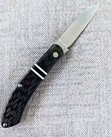 Grayson Jennings Raptor..Carbon fiber Shadow..White liners and accents..CpmS35Sv...3.5 closed..coa