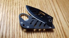 Boker Stowaway Lockback Hidden Credit Card Knife with Clip and 440 Stainless Steel 