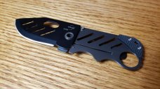 Boker Stowaway Lockback Hidden Credit Card Knife with Clip and 440 Stainless Steel 