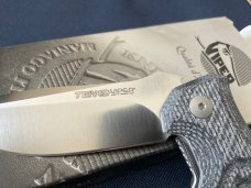 Viper Ten Silver Twill/G10 Handles-N690Co Satin Drop Point.