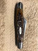 Case XX PRETTY BONE KNIFE USA 6347 HP STOCKMAN 5-DOT 1985 # 23-K-20