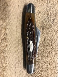 Case XX PRETTY BONE KNIFE USA 6347 HP STOCKMAN 5-DOT 1985 # 23-K-20