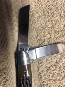 Case XX PRETTY BONE KNIFE USA 6347 HP STOCKMAN 5-DOT 1985 # 23-K-20