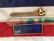 Vintage J A Henckels Cigar V Cutter Tool with SUPER ORNATE Handles -Hard to come by...