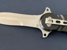 BOKER -2200 ESCRIMA FOLDING DAGGER, LINER LOCK, 4'' PLAIN BLADE.