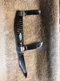 Case XX TEXAS JACK BONE  KNIFE USA 6392 3-DOT 1977 # 23-K-21