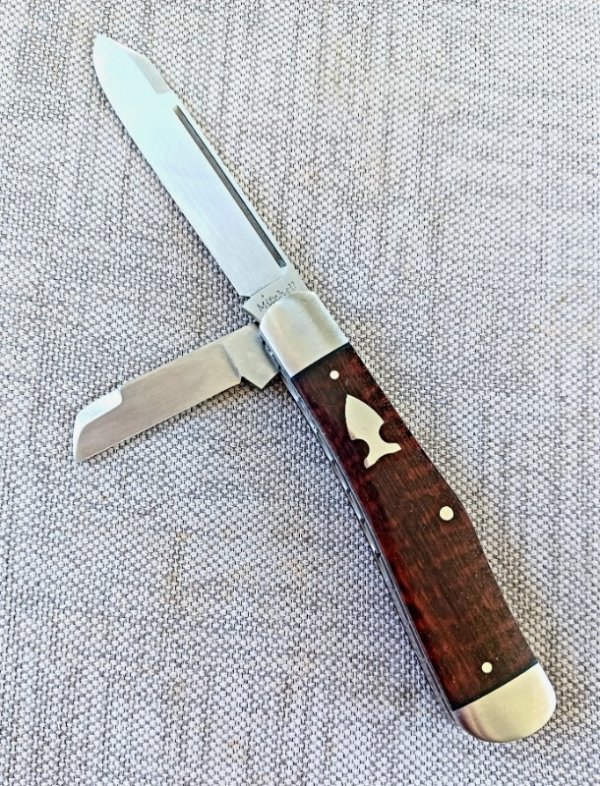 Jeffery Mitchell Snakewood Eureka Jack...4" closed..Cpm154. .New from maker..Spear and coping