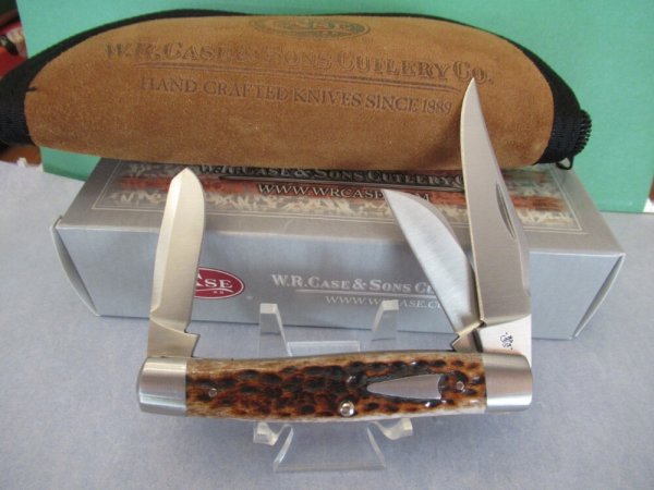 Case XX 2018 Tony Bose Brown Bone Premium Stockman Pattern # TB632018