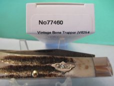 Case XX 2023 Damascus Vintage Bone Trapper Pattern #V6254 DAM 