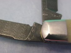Case XX 2023 Damascus Vintage Bone (Error) Saddlehorn  Pattern #TBV62110 DAM 