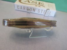 Case XX 2023 Damascus Vintage Bone (Error) Saddlehorn  Pattern #TBV62110 DAM 