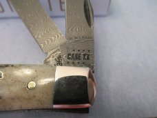 Case XX 2023 Damascus Vintage Bone Mini Trapper Pattern #V6207DAM 