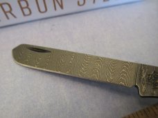 Case XX 2023 Damascus Vintage Bone Mini Trapper Pattern #V6207DAM 
