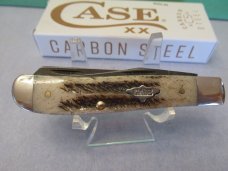 Case XX 2023 Damascus Vintage Bone Mini Trapper Pattern #V6207DAM 