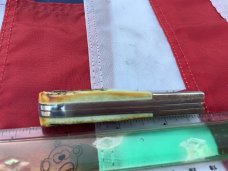 Case XX 1982 8 Dot Razor Barlow Knife w Great Stag Handles -Mdl# 52009 1/2 SSP -Serial #2210 -Minty!