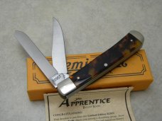 Remington Bullet 2002 R295T Tortoise Shell Trapper Knife in Box