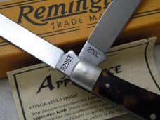 Remington Bullet 2002 R295T Tortoise Shell Trapper Knife in Box
