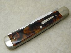 Remington Bullet 2002 R295T Tortoise Shell Trapper Knife in Box