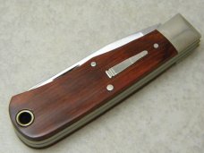 Remington UMC USA 2003 R1178C Cocobola Wood Baby Bullet Knife in Box