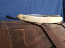 RARE Vintage Solingen, Gustav Neeff Straight Razor - Metro Steel - New York 1920s-1930s