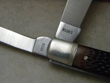 Remington Bullet 1986 R1263 Delrin Banana Trapper Knife in Box