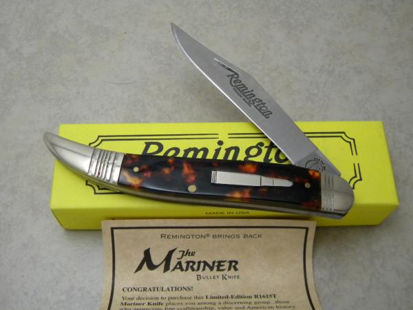 Remington UMC USA 2001 Imit. Tortoise Shell R1615T Toothpick Knife 