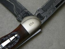 Remington UMC USA 2010 R2253D Bone Damascus Copperhead Knife in Box
