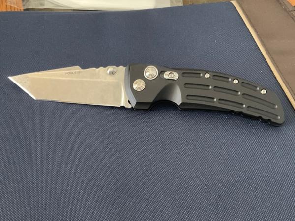 Hogue 3.5" Tactical Tanto Blade, Black Aluminum Handles - 34160