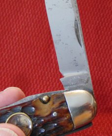 CATTARAUGUS CUTLERY CO. LITTLE VALLY N.Y. #42219 4 BLADE SCOUT UTILITY COMPASS KNIFE 1886-1963