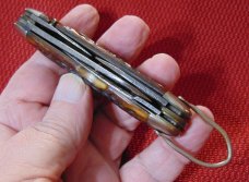 CATTARAUGUS CUTLERY CO. LITTLE VALLY N.Y. #42219 4 BLADE SCOUT UTILITY COMPASS KNIFE 1886-1963