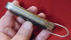 CATTARAUGUS CUTLERY CO. LITTLE VALLY N.Y. #42219 4 BLADE SCOUT UTILITY COMPASS KNIFE 1886-1963