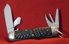VINTAGE BOY SCOUT KNIFE EMPIRE WINSTED CT. ETCHED ( THE EMPIRE SCOUT KNIFE ) RARE 1856-1930