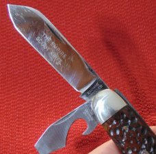 VINTAGE BOY SCOUT KNIFE EMPIRE WINSTED CT. ETCHED ( THE EMPIRE SCOUT KNIFE ) RARE 1856-1930