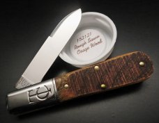 Great Eastern Cutlery #15 TC Barlow Rough Sawn Osage Wood GEC 152121