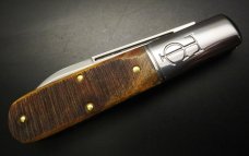 Great Eastern Cutlery #15 TC Barlow Rough Sawn Osage Wood GEC 152121