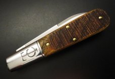 Great Eastern Cutlery #15 TC Barlow Rough Sawn Osage Wood GEC 152121