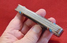 CUSTOM HAND MADE DAVID YELLOWHORSE ANASAZI 3 BLADE TRAPPER MADE IN 1998