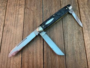 Schrade Walden NY 810 Stockman Jigged Black MG9