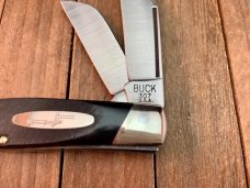 Buck 307 USA Stockman Black Sawcut Phenolic Pre-1986 MG10