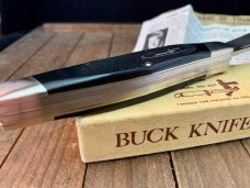 Buck 307 USA Stockman Black Sawcut Phenolic Pre-1986 MG10