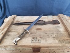 VERY RARE Carl Lutters - WW2 German Fireman's Dress Bayonet - Lion Stamp