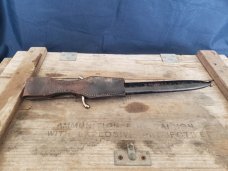 VERY RARE Carl Lutters - WW2 German Fireman's Dress Bayonet - Lion Stamp