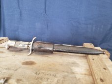 VERY RARE Carl Lutters - WW2 German Fireman's Dress Bayonet - Lion Stamp