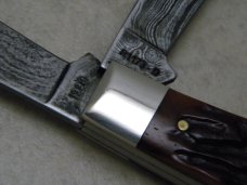 Remington 1998 Bone R1173-D Damascus Baby Bullet Knife