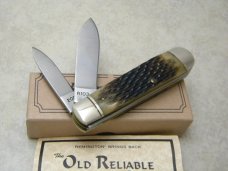 Remington USA 2004 R103B Bone "Old Reliable" Bullet Knife NIB